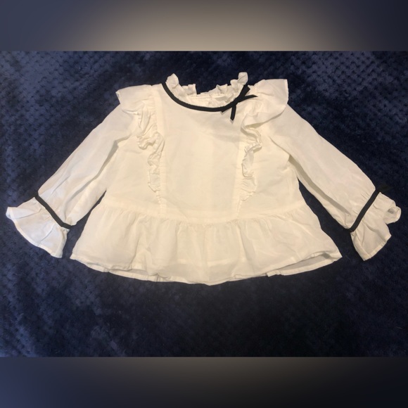 Janie and Jack Lac peplum top - Picture 1 of 4